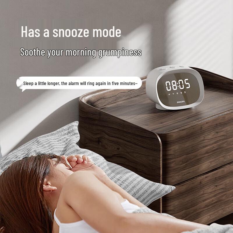 Philips TAS2909 Smart Alarm Clock Bluetooth Speaker