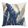 Plant Pillow, Banana Leaf Print, Car Pillow, Bedside Cushion, Linen Pillow Case