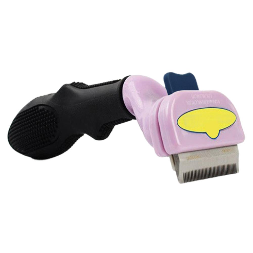 Deshedding Brush Removes Loose Hair and Tangles Pet Grooming Brush Self Cleaning Slicker Brush for Long Short Haired Dogs Cats