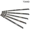 5PCS T344D Super-long Saw Blades Clean Cutting For Wood PVC Fibreboard Reciprocating Saw Blade Power Tools 135mm 152mm
