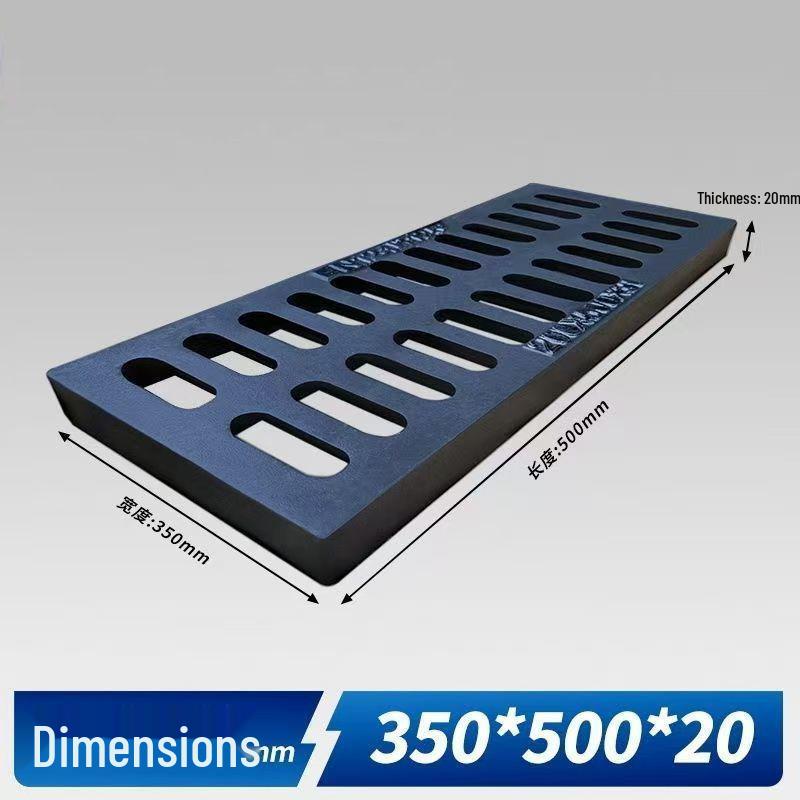 Cast Iron Manhole & Drainage Grate for Sewer/Rainwater Ditch or Courtyard.