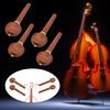 4Pcs Wood Cello Pegs Tuners Set Mahogany Cello Pegs Cello Part Tuning Pegs