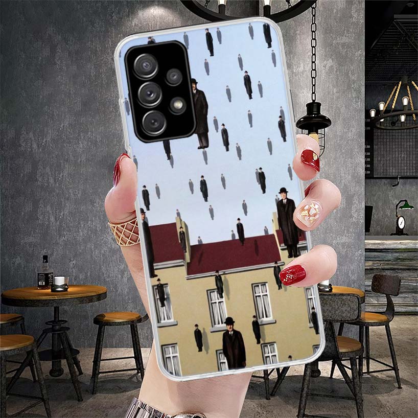 Мягкий чехол для телефона с рисунком Рене Магритта для Samsung Galaxy S22 S23 S24 S25 Edge S26 Ultra S20 FE S21 Plus + Fundas Coque Galaxy S20 S2