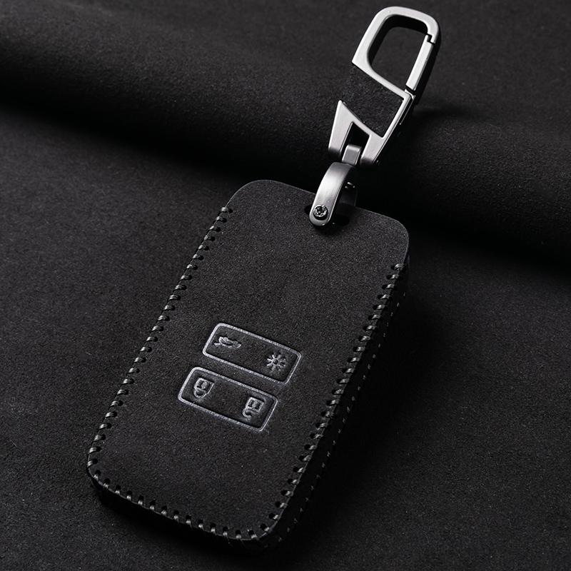 Кожаный чехол для ключа автомобиля для Renault Austral Kadjar Clio Megane Captur Arrana Kolaos Zoe Scenic Dacia Sandero Duster Logan Jogger