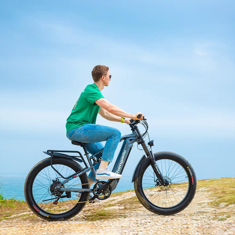 Shengmilo MX05 1000 Вт Bafang Электровелосипед для взрослых 48 В 17,5 Ач Аккумулятор Мужской Электровелосипед Электровелосипед с толстыми шинами