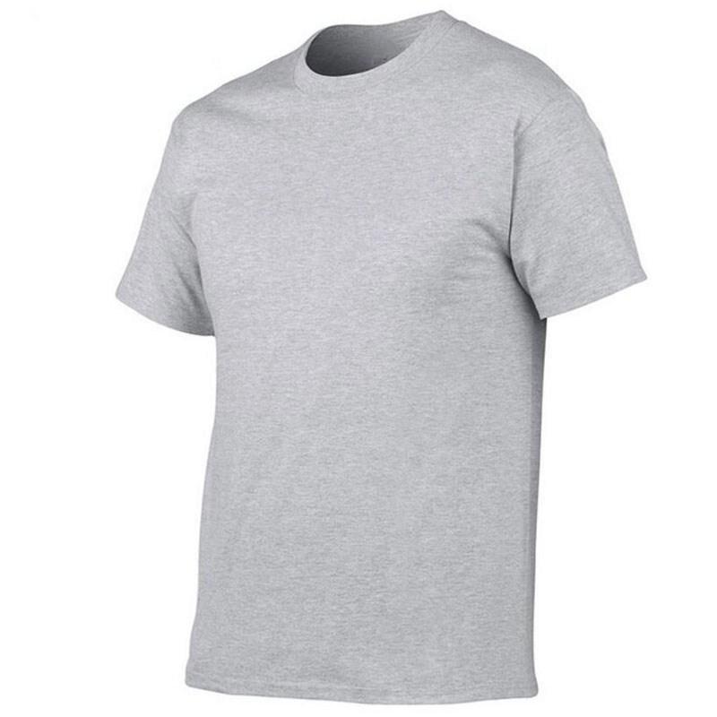 Мужские однотонные футболки, хлопковая футболка с круглым вырезом в мягком стиле для взрослых, летние легкие рубашки с короткими рукавами