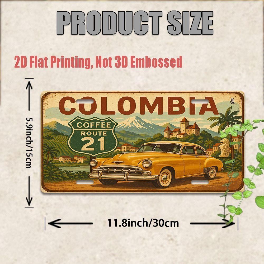 Винтажная металлическая настенная табличка 20x30см Декор для дома