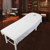 1 шт., простыня для салона красоты, спа, косметическое полиэстеровое волокно с отверстием 120 см x 190 см, массажная простыня