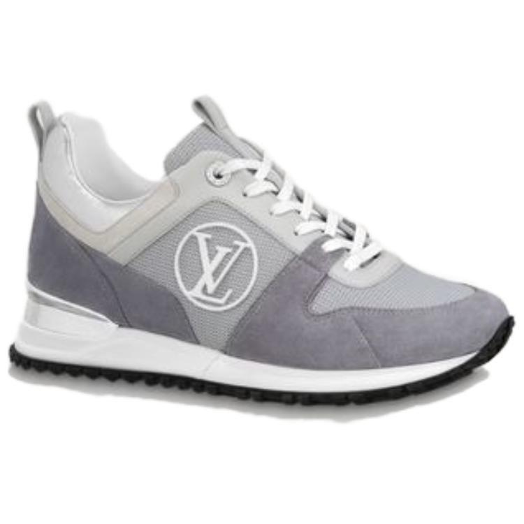 Louis Vuitton Кроссовки Run Away 'Серый сетчатый с логотипом' Женские 1ABW54