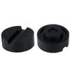 Rail Floor Anti-Slip Slotted Frame Auto Car Jack Rubber Disk Pad for Pinch