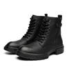 Fashion Autumn and Winter Men Boots Thick Bottom Wear Resistant Lace Business Outdoor Training Brand Chelsea Boots Size 38-44 Men Boots