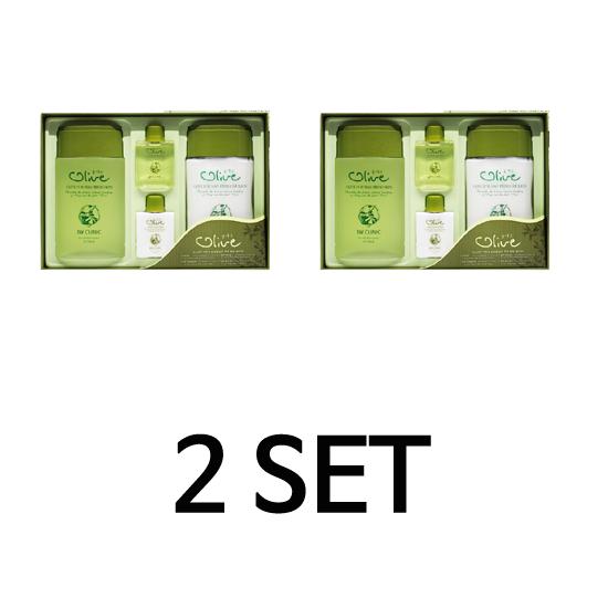 Оливковое Для Мужчин (SET Продукт Тонер 150мл+30мл и Эмульсия 150мл+30мл) Уход за кожей Корейская косметика