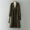 100% шерстяное пальто двухстороннее высококачественное шерстяное пальто мужское удлиненное до колена двухстороннее пальто