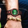 KUNHUANG Trend Wooden Watches for Men Fashion Casual Sports Clock Quartz Watches Date calendar Men's Luxury Watches