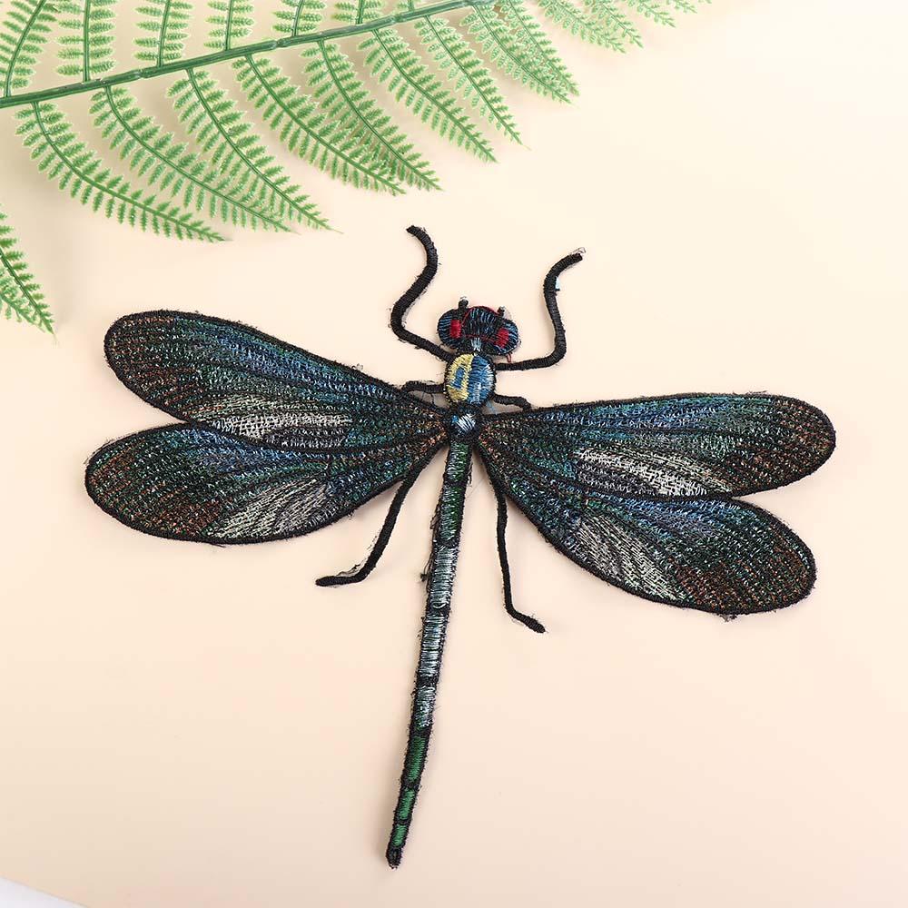 Big Dragonfly DIY Crafts Iron On Patches Embroidery Applique Clothes Patch