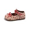 Girls shoes small leather shoes spring and autumn children floral princess shoes Korean version versatile baby girl shoes soft sole children's bab