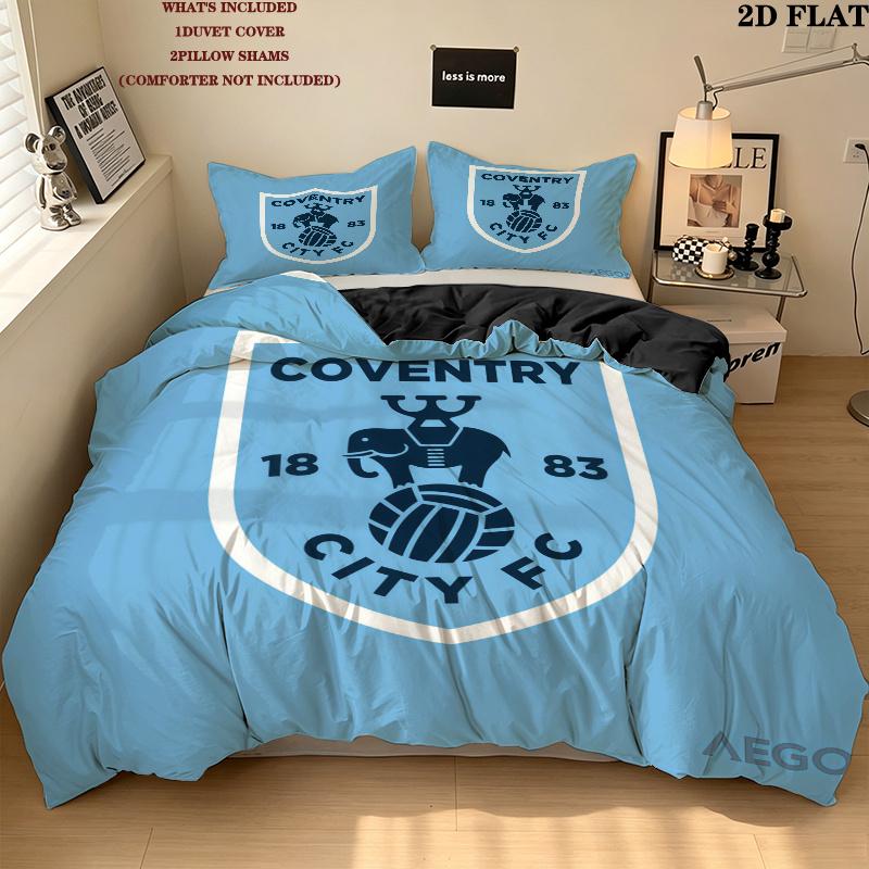 Coventry Citytowel Bedding Quilt Set Quilt Cover Pillowcase Home Decoration Birthday Gift (1 * duvet cover + 2 * pillowcase, without core)
