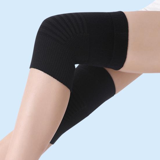 1 пара компрессионных наколенников для мужчин и женщин, эластичный хлопковый наколенник для поддержки колена, улучшения кровообращения, облегчения боли