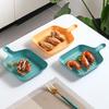 Fruit Tray Food Grade Wear Resistant Plastic BPA Free Fruit Dessert Snack Plate Serving Tray