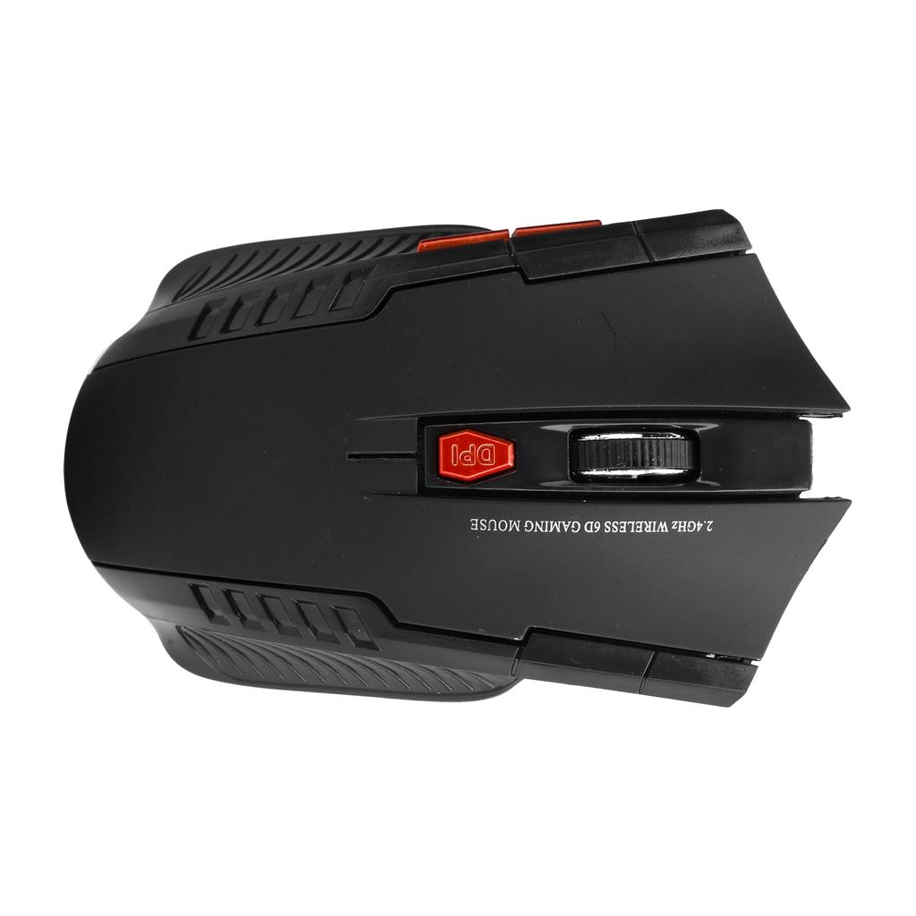Беспроводная мышь 2.4G 3 уровня регулируемая оптическая компьютерная внешнее устройство с USB-приемникомЧерный