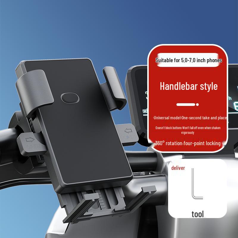 Newcomer Special: Shockproof Electric Vehicle Motorcycle Phone Holder with 0.05 Shipping