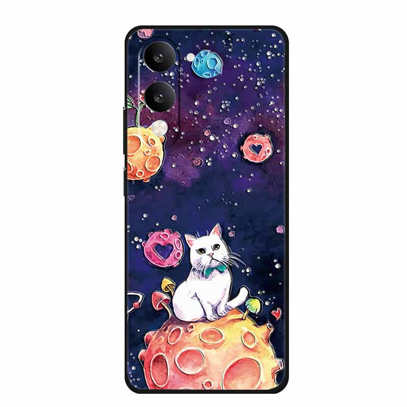 3D Тисненый Чехол Для Vivo iQOO Z10 Lite Чехол Для Телефона Coque Цветы Силиконовый Мягкий Задний Чехол Для Vivo Y29S Y29T Y19s GT 5G Чехол Funda
