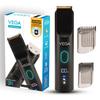 Триммер для бороды Vega SmartOne S1 для мужчин с технологией AI SmartTrim, титановое лезвие, цифровой дисплей, время работы 120 минут, USB Type C, водонепроницаемость IPX7