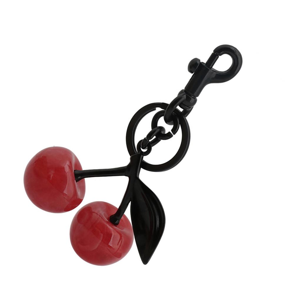 Молодежный вишневый аксессуар Модный брелок Сплав Смола Текстура Вишневые брелки Подходят для вечеринки и повседневной одежды