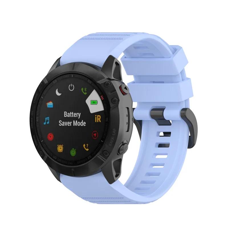 22 26mm Silicone Band for Garmin Fenix 6X 6 Pro Watch Quick Easy fit WristBand Strap For Fenix 5X 5 Plus 3 3HR