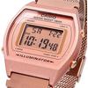 Casio CASIO Цифровые часы Винтажная серия B640WMR-5A Унисекс Розовое золото Металлический сетчатый ремешок Зарубежные М...