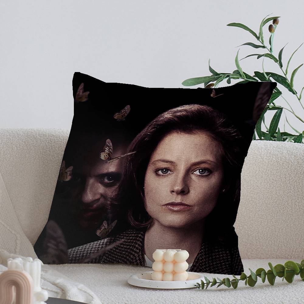 Классический фильм «Молчание ягнят» Персонализированная наволочка Детская спальня Декор для дикой вечеринки Наволочка Подарок на день рождения/выписку