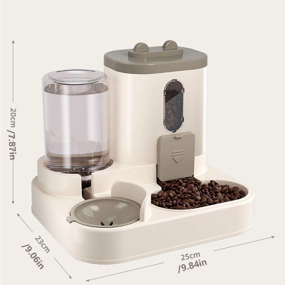 Dry Wet Separation Pet Water Dispenser Cat Dog Food Bowl Pet Kitten Bowl Accessories