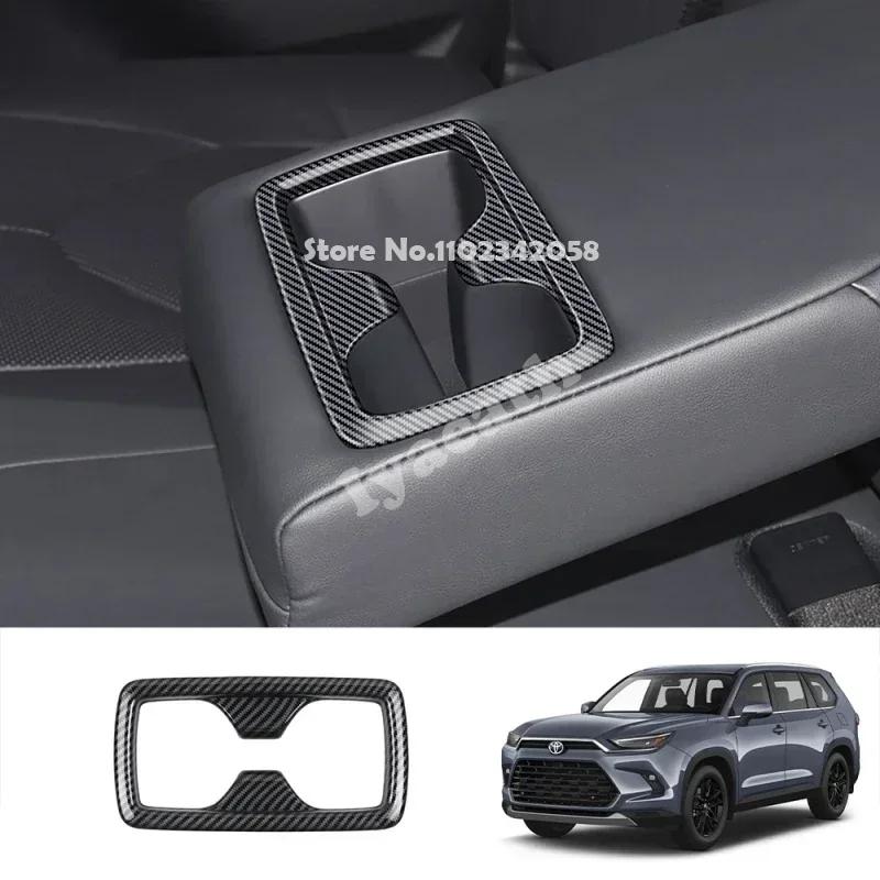 LHD Для Toyota Grand Highlander 2024 2025 углеродный переключатель подъема окна панель рычага переключения передач приборная панель лампа для чтения вентиляционное отверстие кондиционера крышка подлокотника