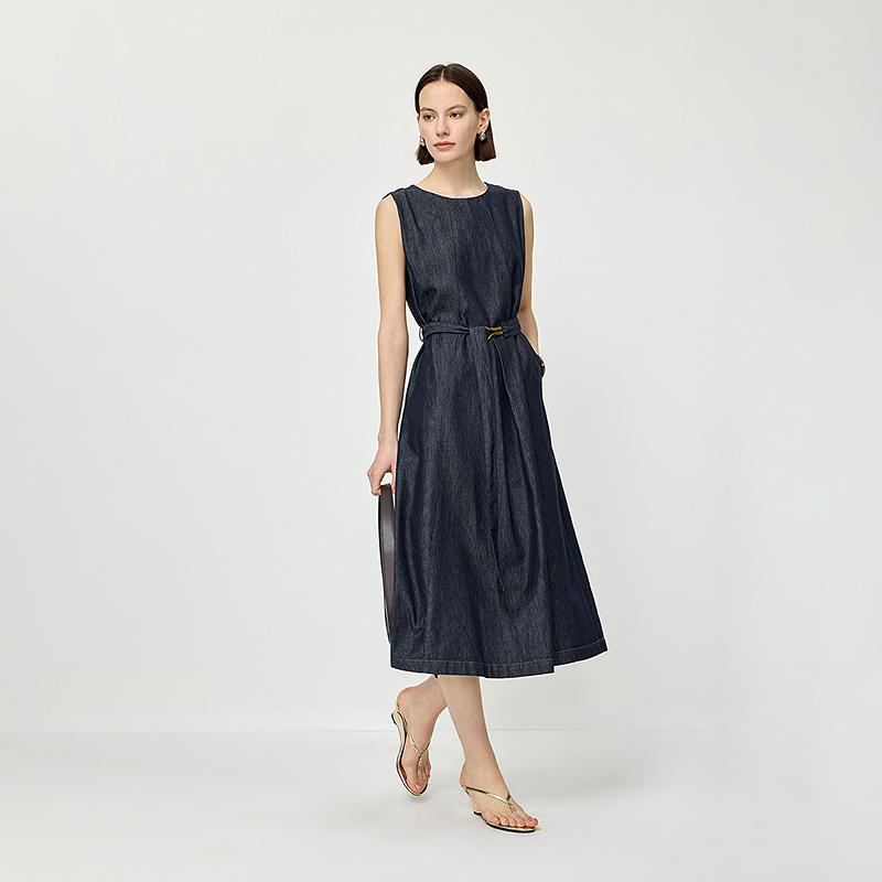 LILY Retro Old Money Cowboy Dress for Women