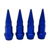 Solid Stem Nut Wheel Air Caps Aluminum Car Wheel Tire Valve Caps Spiked Valve Stem Caps Wheel Air Valve Cover for Most Vehicles