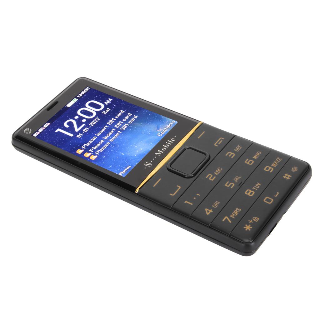 S475 2G старший сотовый телефон 2.4in экран базовый телефон большие кнопки телефон 3 SIM карты режим ожидания чистый звук