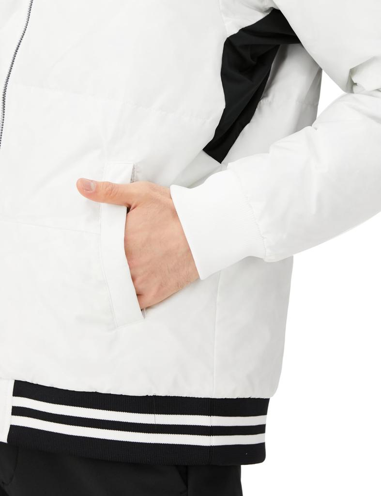 Блузон с полной молнией Верхняя одежда Переработанный пух Термохранение Водоотталкивающая Гольф MGMWJK07 WH00 M [Munsingwear] Мужской (белый)