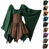 Halloween Costumes, Renaissance Dresses, Medieval Retro Gothic Cos Costumes, Stage