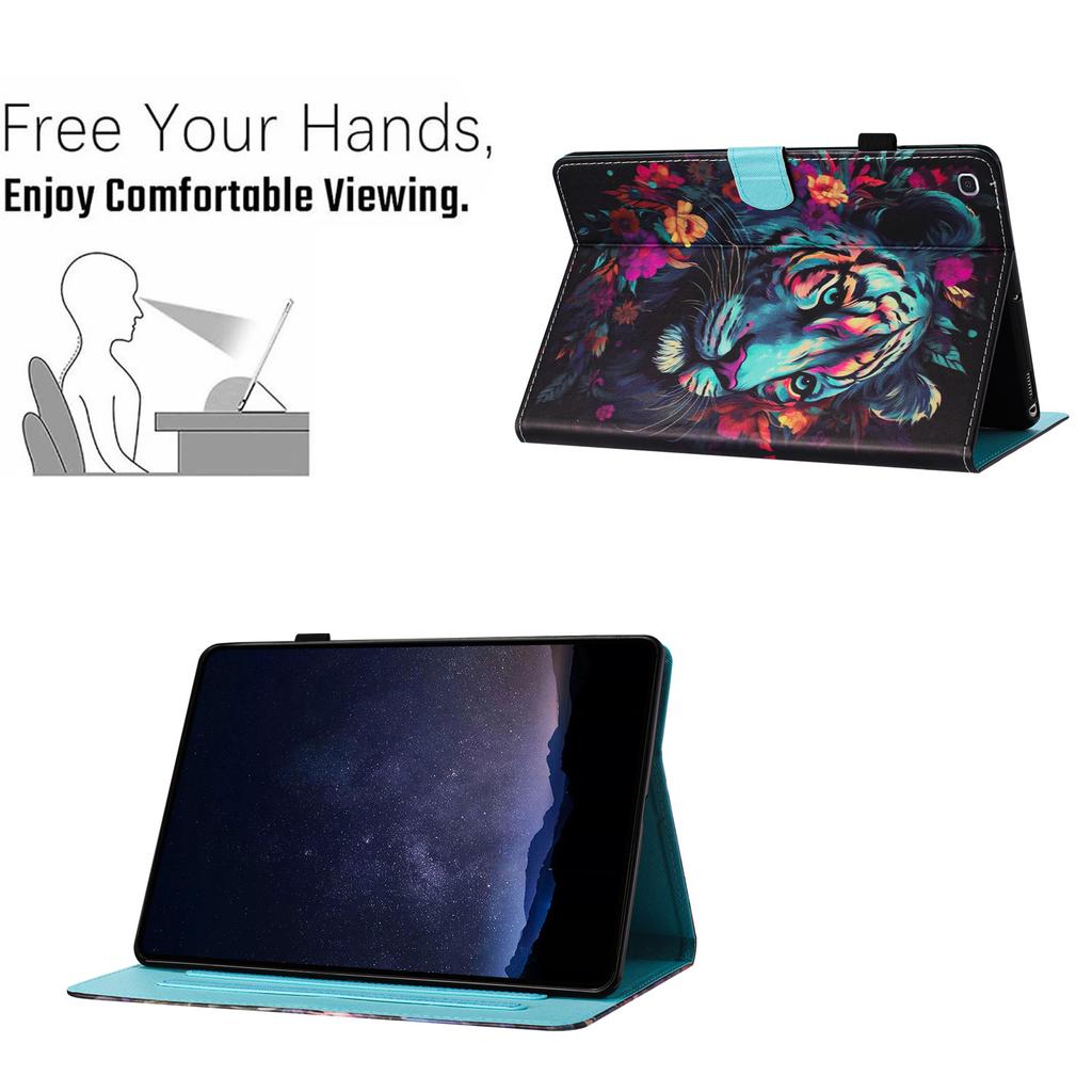 For Samsung Galaxy Tab A7 Lite 8.7-inch T220 Anti-drop PU Leather Case Tablet Cover with Card Slots