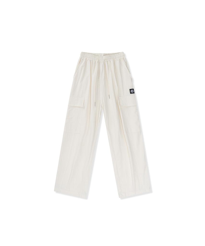 ODDBALLS CLUB Odbc Linen Stitch Cargo Pants Ivory