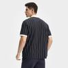 Fila Теннисная Атлетика Модная Полосатая Свободная Футболка-поло с Коротким Рукавом Мужские топы A11M533118F-ZA