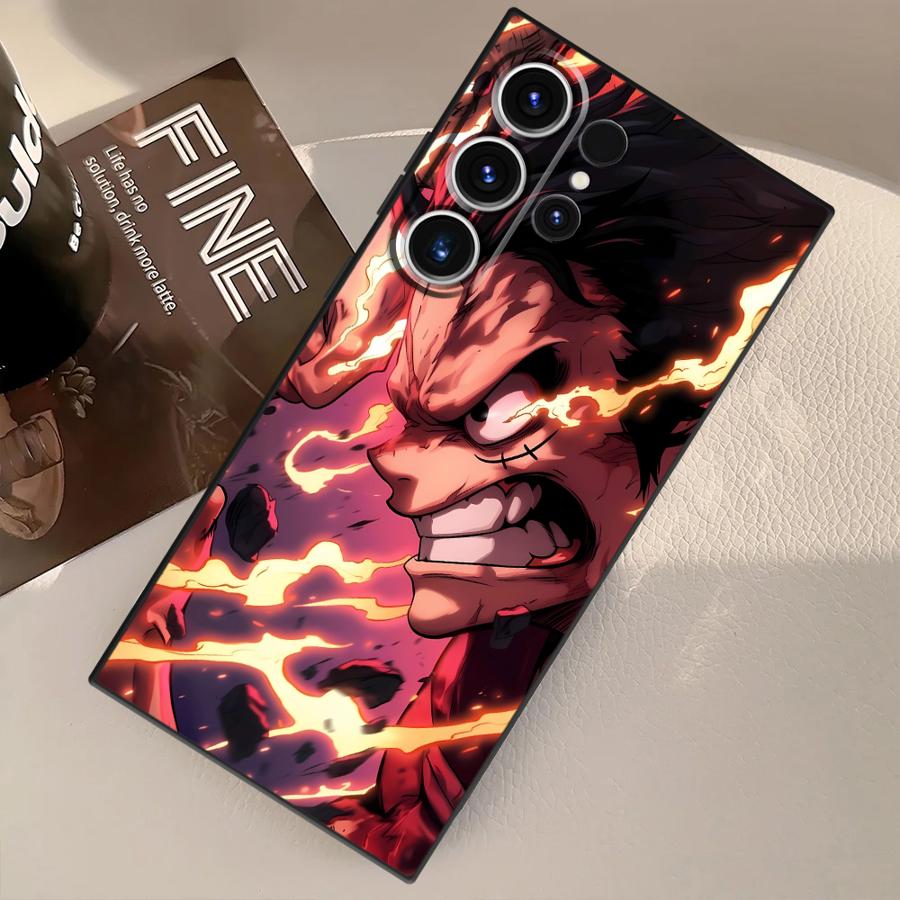 Чехол для телефона Funda для Samsung Galaxy S22 S21 S24 Plus S9 S25 Ultra S20 S23 FE Луффи Ван Пис