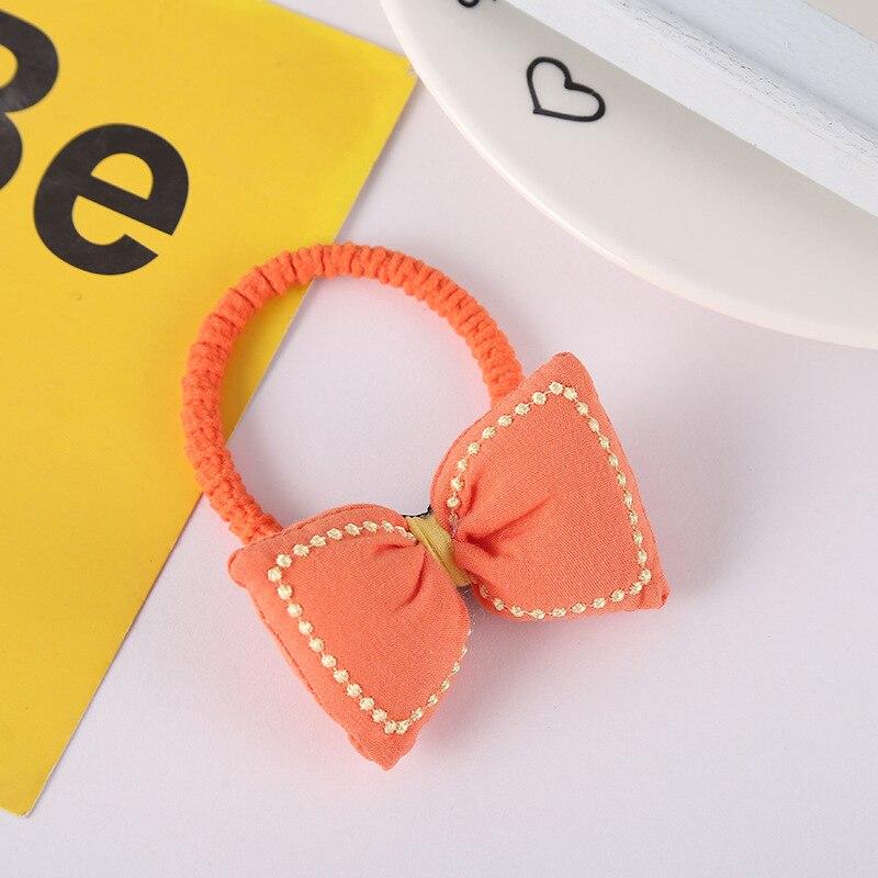 New Kids Elastic Hair Bands Bow Kawaii Sweet Elastic Hair Ring Hair Tie Headwear Girls Kids Hair Accessories