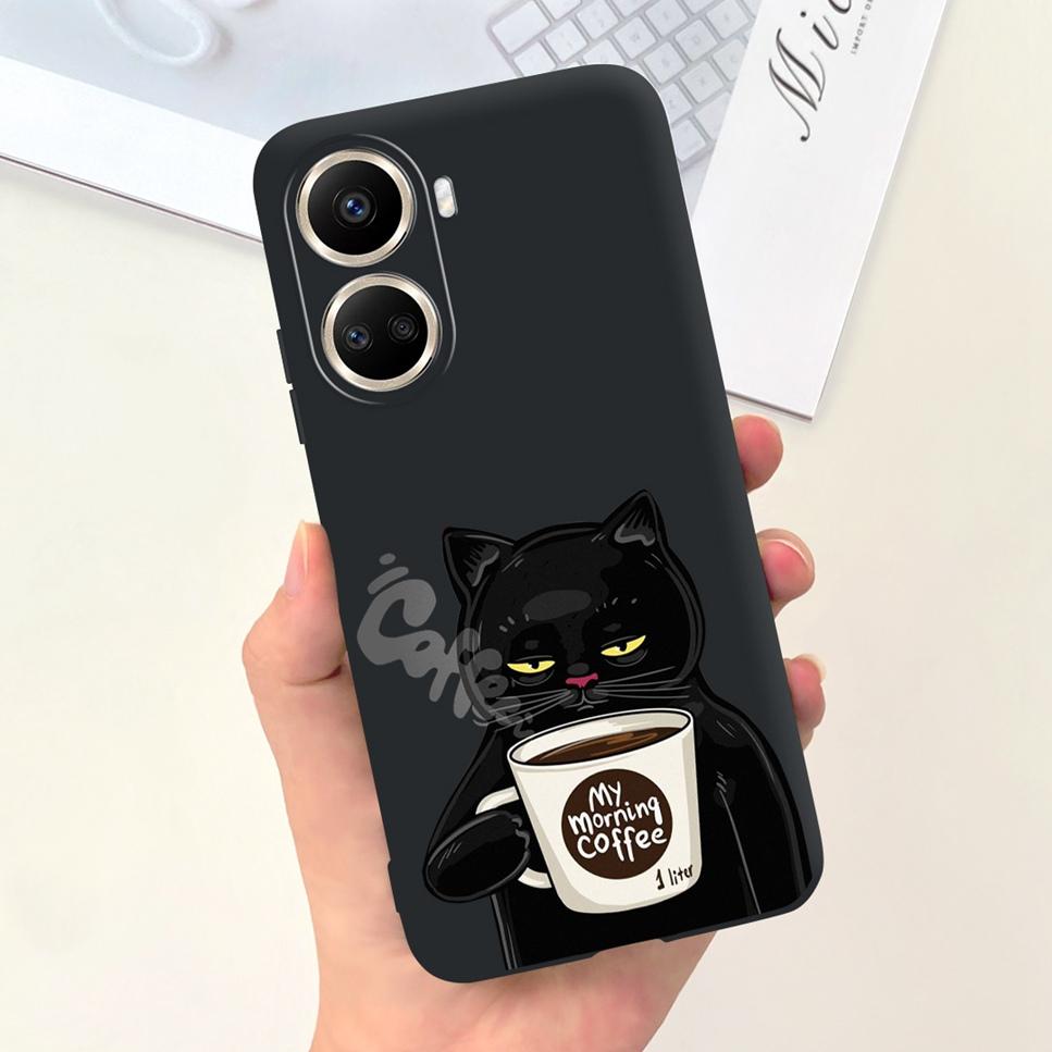 For Huawei nova 10 SE 4G Case Fashion Cartoon Pattern Soft Silicone Cover For Huawei Nova 10SE BNE-LX1 Bumper Phone Case Funda