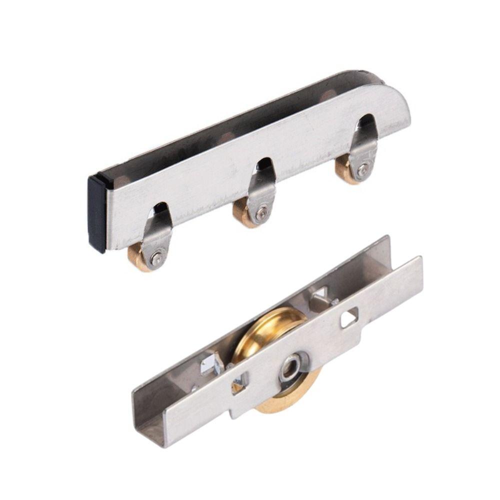 Роликовые оконные блоки из нержавеющей стали, ролики для раздвижных стеклянных дверей, ролики для стеклянных дверей, безрамные