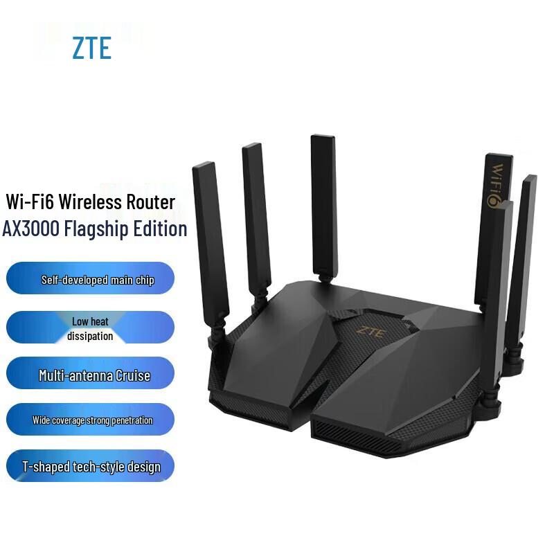 Флагманский гигабитный Wi-Fi 6 роутер ZTE AX3000 (Китайская версия)
