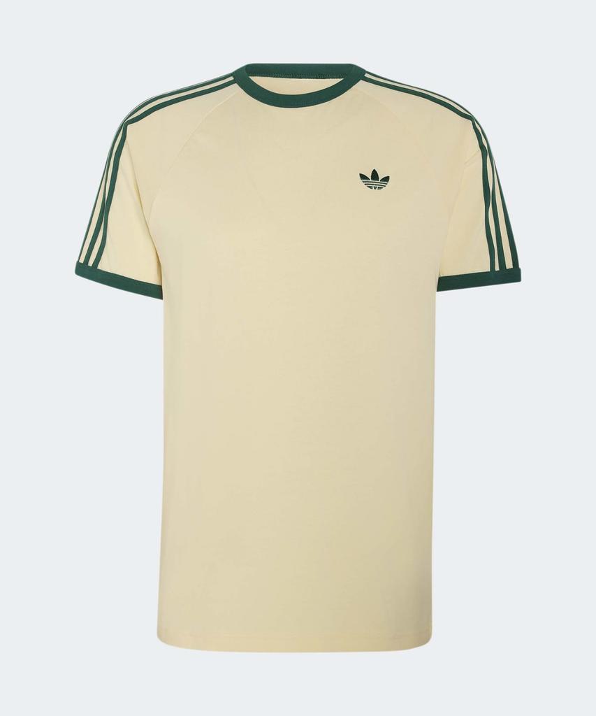 adidas Футболка с 3 полосками - Теплый ванильный:Зеленый / Kt5058