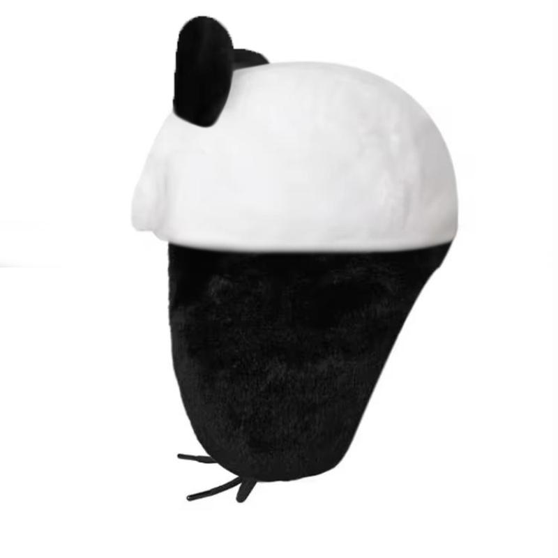 Европейская и американская мода осень/зима Y2K черно-белая женская лыжная теплая шапка