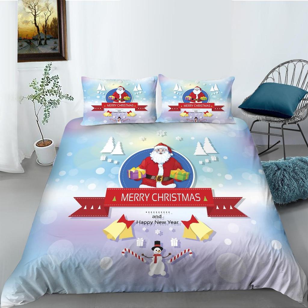 Комплект пододеяльников, домашнее постельное белье, уникальный дизайн, рождественский домашний текстиль, комплект одеял высокого качества