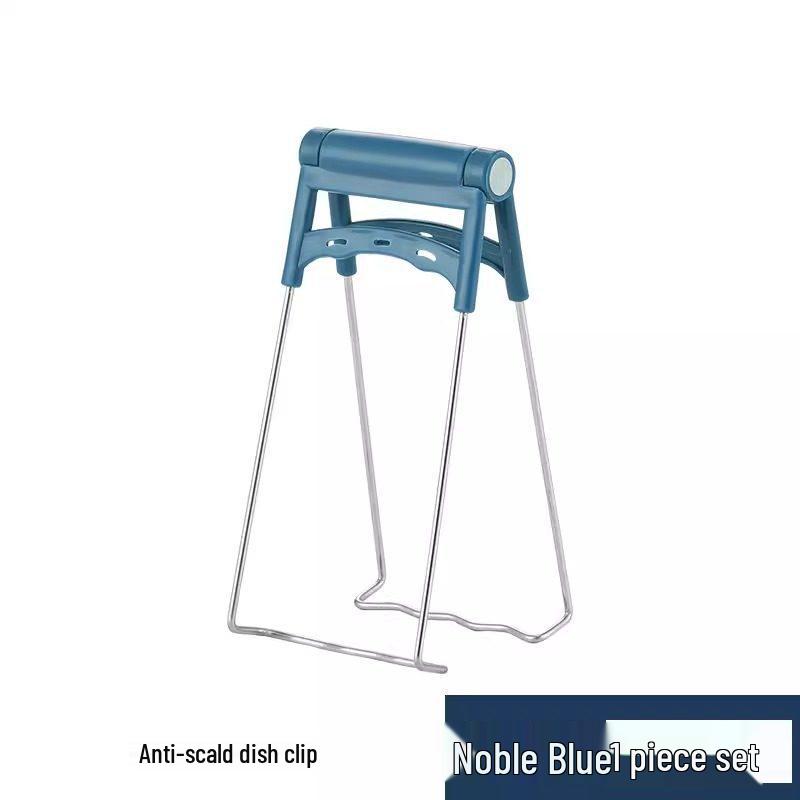 Stainless Steel Non-slip Anti-scalding Kitchen Tongs for Bowls and Plates
